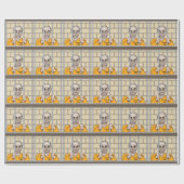 Strafzaak in gevangenschap cadeaupapier (Vlak)