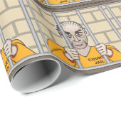 Strafzaak in gevangenschap cadeaupapier (Rol Hoek)