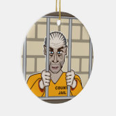 Strafzaak in gevangenschap keramisch ornament (Rechts)