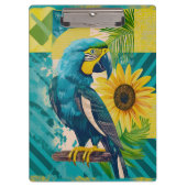 Strahlender Ara im Sonnenschein Klembord (Voorkant)