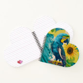 Strahlender Ara im Sonnenschein Notitieboek (Binnen)