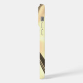 STRAIFEN SCHWARZ GELB iPhone HOESJE (Linkerkant)