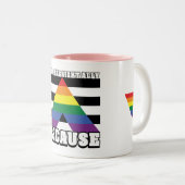 Straight Ally Omdat Tweekleurige Koffiemok (Voorkant rechts)