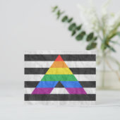 STRAIGHT ALLY PRIDE 2014 PRIDE BRIEFKAART (Staand voorkant)