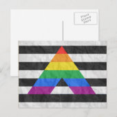 STRAIGHT ALLY PRIDE 2014 PRIDE BRIEFKAART (Voorkant / Achterkant)