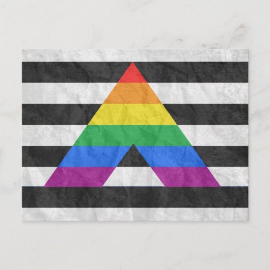 STRAIGHT ALLY PRIDE 2014 PRIDE BRIEFKAART (Voorkant)