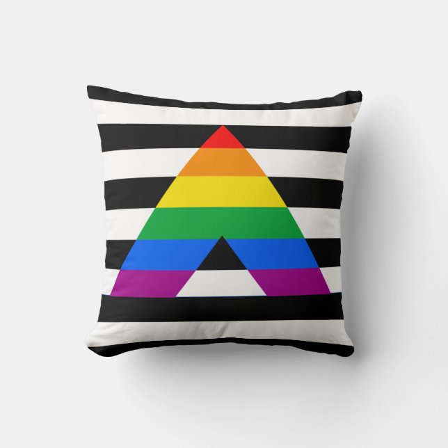 STRAIGHT ALLY PRIDE 2014 PRIDE.png Kussen (Voorkant)