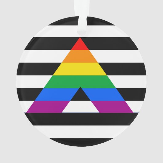 STRAIGHT ALLY PRIDE 2014 PRIDE.png Ornament (achterkant)