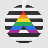 STRAIGHT ALLY PRIDE 2014 PRIDE.png Ornament (voorkant)
