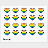 Straight Ally Pride Hart Sticker (Vel)