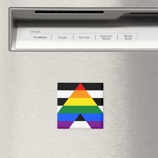 Straight Ally Pride Magneet (Insitu (Vaatwasser))