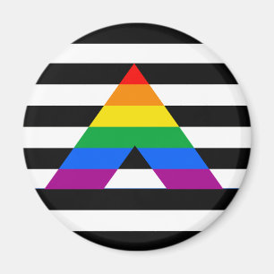 Straight Ally Pride Magneet