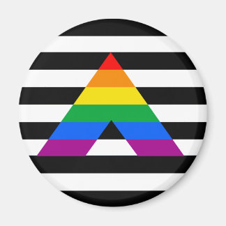 Straight Ally Pride Magneet