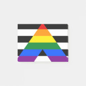 Straight Ally Pride Post-it® Notes (Voorkant)