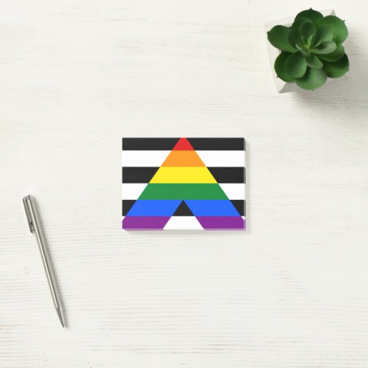 Straight Ally Pride Post-it® Notes (Kantoor)