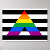 Straight Ally Pride Poster (Voorkant)