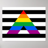 Straight Ally Pride Poster (Voorkant)