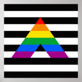 Straight Ally Pride Poster (Voorkant)