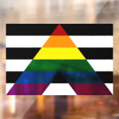 Straight Ally Pride Raamsticker (Vel 2)