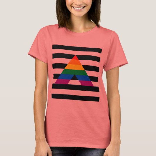 Straight Ally Pride T-shirt (Voorkant)