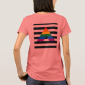Straight Ally Pride T-shirt (Achterkant)