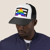 Straight Ally Pride Trucker Pet (In situ)