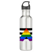 Straight Ally Pride Waterfles (Voorkant)