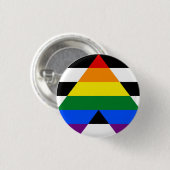 Straight Ally Ronde Button 3,2 Cm (Voorkant /achterkant)