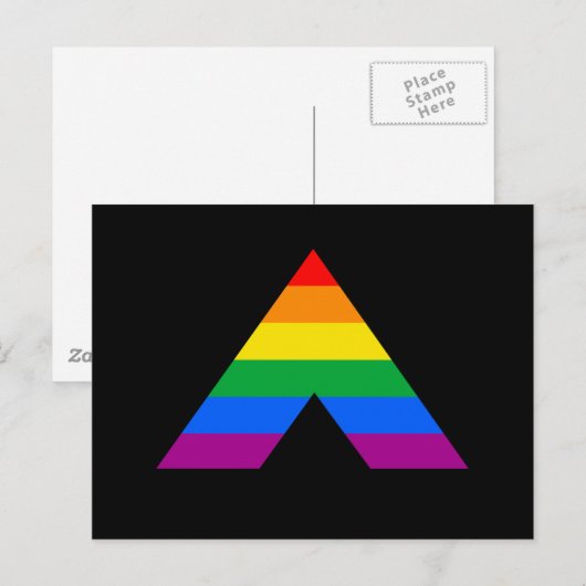 Straight Ally Symbol Briefkaart (Voorkant / Achterkant)
