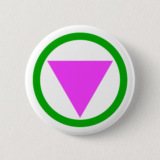Straight ally symbol button (Voorkant)