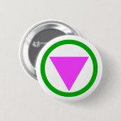 Straight ally symbol button (Voorkant /achterkant)