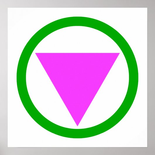 Straight Ally Symbol Poster (Voorkant)