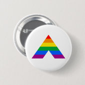 Straight Ally Symbol Ronde Button 5,7 Cm (Voorkant /achterkant)
