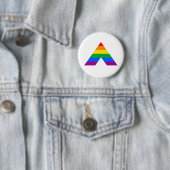 Straight Ally Symbol Ronde Button 5,7 Cm (In situ)