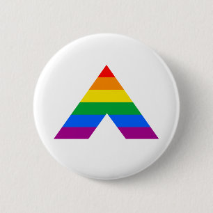 Straight Ally Symbol Ronde Button 5,7 Cm