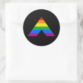 Straight Ally Symbol Ronde Sticker (Tas)