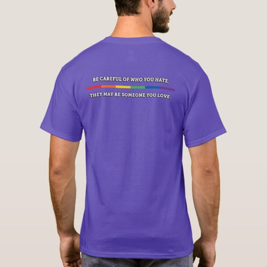 Straight Ally T-shirt (Achterkant)