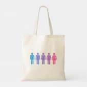Straight Ally Transgender Defender vlag Tote Bag (Achterkant)