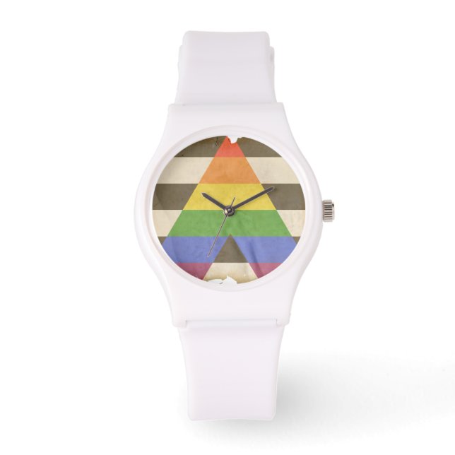 STRAIGHT ALLY VINTAGE ONTWERP - 2014 PRIDE HORLOGE (Voorkant)