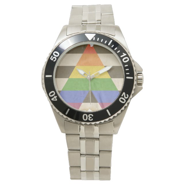 STRAIGHT ALLY VINTAGE ONTWERP - 2014 PRIDE HORLOGE (Voorkant)