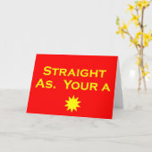Straight As Kaart (Gele Bloem)