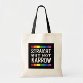 Straight but not Narrow Canvas tas (Voorkant)