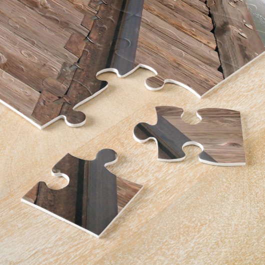 Straight Down the Line - Railroad Puzzle Legpuzzel (Zijkant)