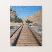 Straight Down the Line - Railroad Puzzle Legpuzzel (Verticaal)
