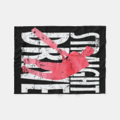 Straight Drive Cricket  Fleece Deken (Voorkant (Horizontaal))