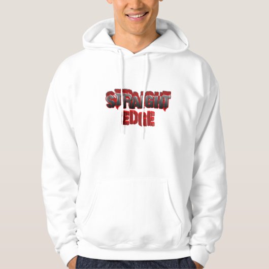 Straight Edge Hoodie (Voorkant)