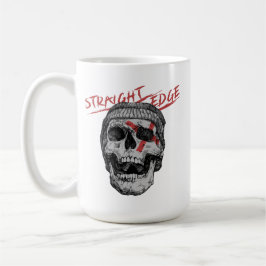Straight Edge Schedel Koffiemok