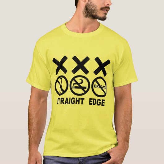 Straight Edge T-shirt (Voorkant)