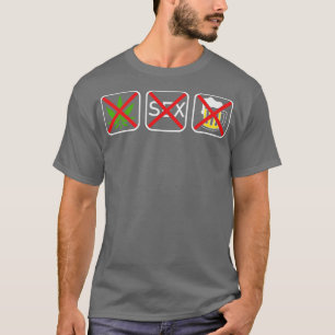Straight Edge Vegan tegen Drugs Punk 3 T-shirt