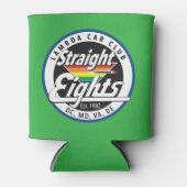 Straight Eights Can Coozy Koelbox (groen) Blikjeskoeler (Voorkant)